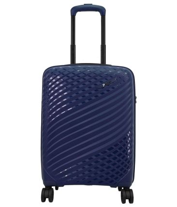 Premium Βαλίτσα Καμπίνας 55x39x20 Πολυπροπυλένιο Paulter 2729/20 Μπλε | Επέκταση & 4 Διπλοί Τροχοί
