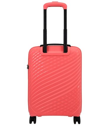 Premium Βαλίτσα Καμπίνας 55x39x20 Πολυπροπυλένιο Paulter 2729/20 Peach | Επέκταση & 4 Διπλοί Τροχοί