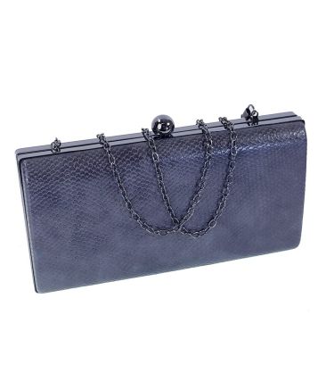 Βραδυνό Τσαντάκι Clutch OEM 3606-JQ Γκρι