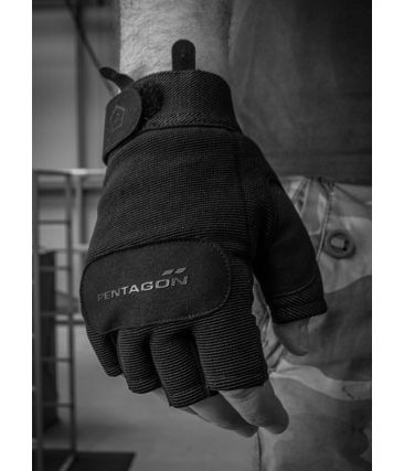 Ανδρικά Ημιδακτύλια Γάντια Pentagon Duty Mechanic P20010-SH Μαύρο – Tactical & Outdoor Χρήσης