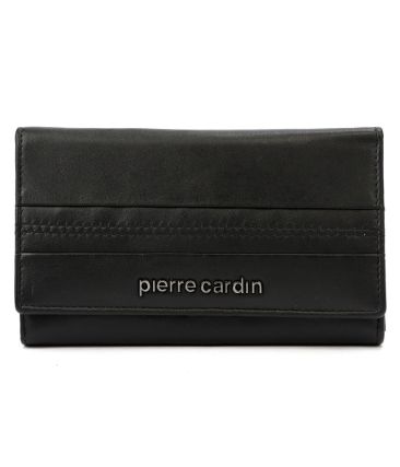 Γυναικείο Δερμάτινο Πορτοφόλι Pierre Cardin 455 TILAK130 Μαύρο – RFID Προστασία, Κομψό & Πολλές Θήκες