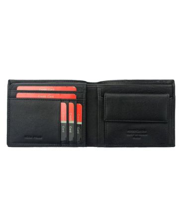 Δερμάτινο Πορτοφόλι Ανδρικό RFID PIERRE CARDIN 2130 TILAK76 Μαύρο