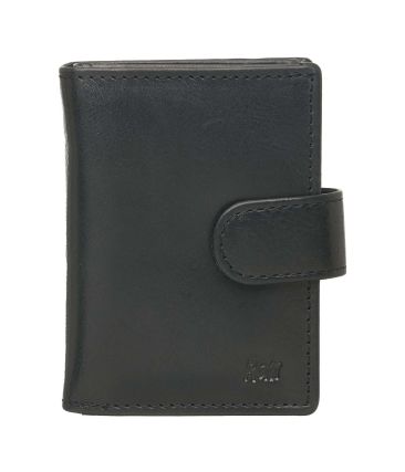 Δερμάτινη Μεταλλική Καρτοθήκη με RFID Προστασία RCM M03 Μαύρο