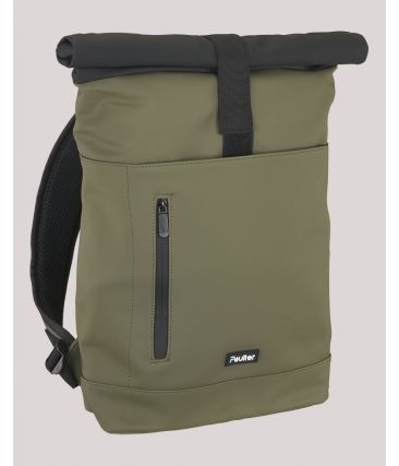 Σακίδιο Πλάτης Roll-Top Paulter 6002-S Χακί – 100% Αδιάβροχο με Θέση Laptop 14’’ – Μοντέρνο & Ανθεκτικό