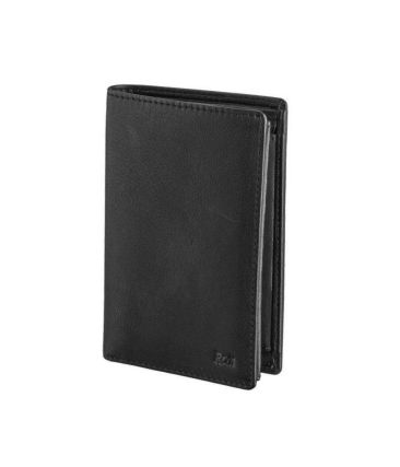Δερμάτινο Ανδρικό Πορτοφόλι RCM Z32 Μαύρο με RFID Προστασία