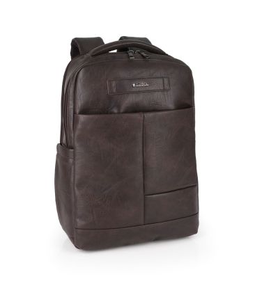 Επαγγελματικό Σακίδιο Laptop Gabol 413855 Καφέ – Laptop 15.6’’ & ECO PU – Με Δύο Κεντρικές Θήκες