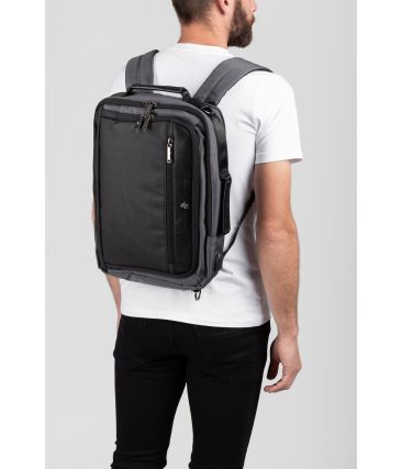 Σακίδιο Πλάτης & Ώμου 2-σε-1 Polo Club BH-1373 Γκρι | Business για Laptop 15" & Θύρα USB | Δωρεάν Χειραποσκευή