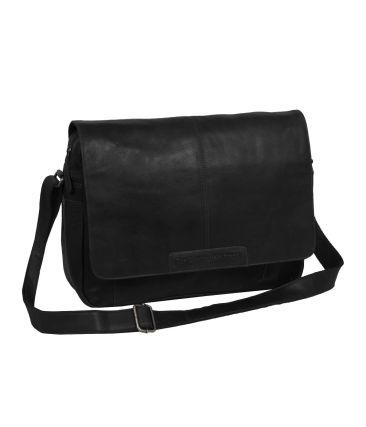 Δερμάτινος Χαρτοφύλακας – Ταχυδρόμου Chesterfield C48.055200 Μαύρο Richard – Premium Pull-Up Δέρμα