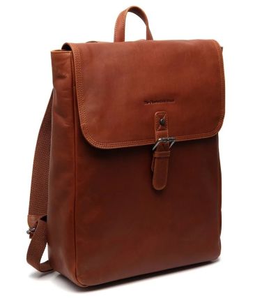 Premium Επαγγελματικό Δερμάτινο Backpack Chesterfield Farrow C58.071631 Κονιάκ | Κομψότητα & Οργάνωση