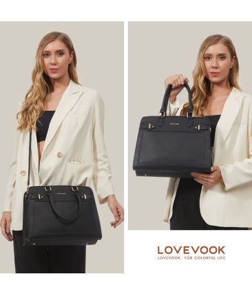 Γυναικεία Τσάντα Χιαστί & Χειρός Lovevook WB2166 Μαύρο | Έξυπνη Οργάνωση 4-σε-1 | 4 Τρόποι Μεταφοράς