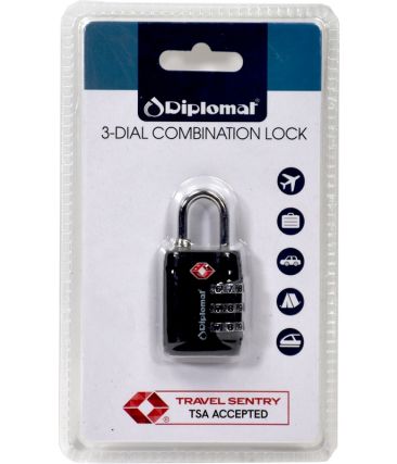 Λουκέτο βαλίτσας TSA με συνδυασμό DIPLOMAT ACLOCK3