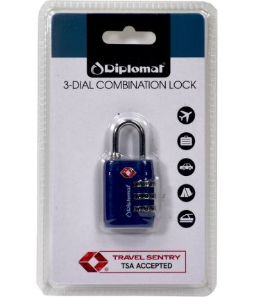Λουκέτο βαλίτσας TSA με συνδυασμό DIPLOMAT ACLOCK3