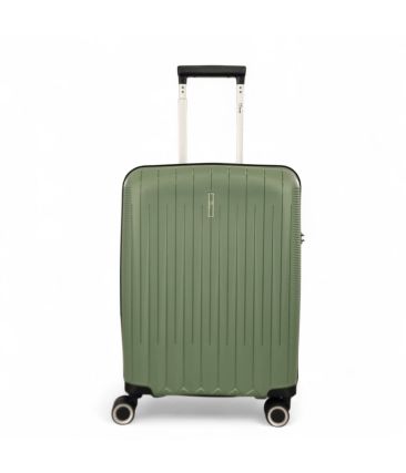 Βαλίτσα Καμπίνας 55x40x20 RAIN RB80152C Χακί 40L | Πολυπροπυλένιο & Επεκτεινόμενη | Εγκεκριμένη Χειραποσκευή για Πτήσεις Χωρίς Χρεώσεις
