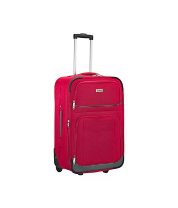 Σετ Βαλίτσες XPLORER 2915 Κόκκινο (55+65+75εκ.) Οικονομικό 3τμχ - με 2 Ρόδες & Επέκταση
