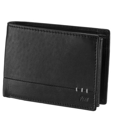 Δερμάτινο Ανδρικό Πορτοφόλι RCM Y33 Μαύρο με RFID Προστασία & 9 Θέσεις για Κάρτες