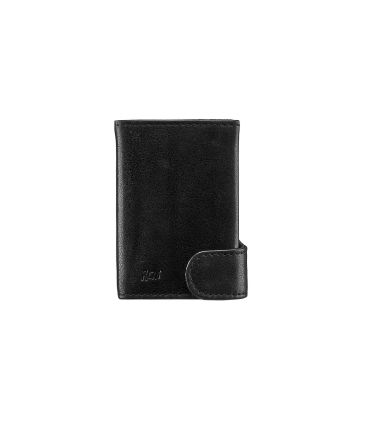 Δερμάτινη Μεταλλική Καρτοθήκη RCM Z01 Μαύρο με RFID Προστασία & Θέση για Χαρτονομίσματα