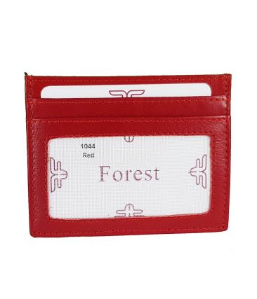 Καρτοθήκη Δερμάτινη FOREST 1044 κόκκινο