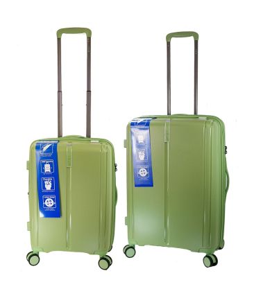 Βαλίτσα RCM 180 SET2 Mικρή+Mεσαία-light green
