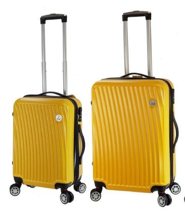 Βαλίτσα RCM 2062 SET2 μικρή+μεσαία-yellow