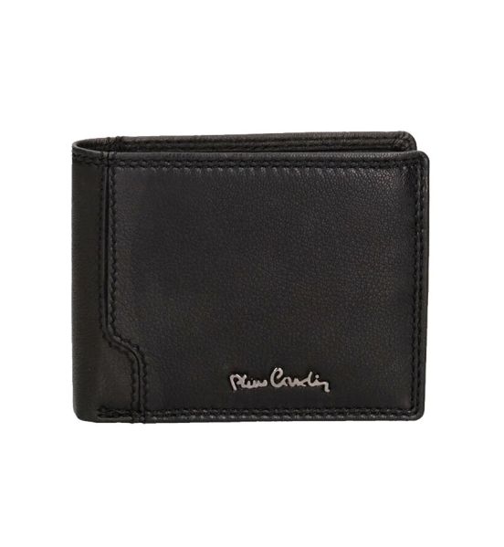 Ανδρικό Δερμάτινο Πορτοφόλι Pierre Cardin 8806 PIP06 Μαύρο – RFID Προστασία – Premium Ποιότητα