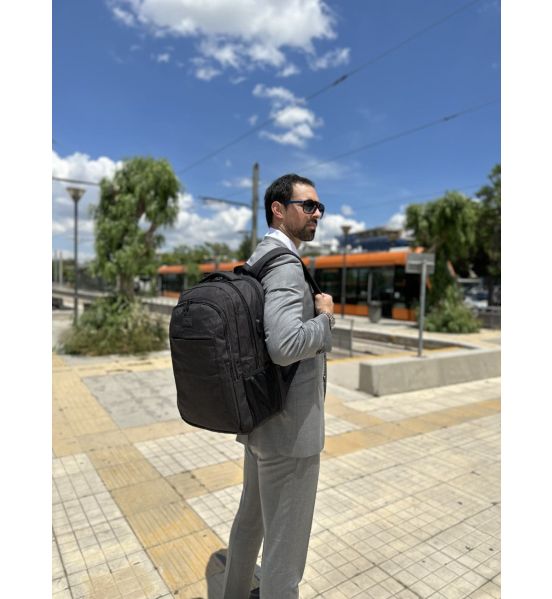 Σακίδιο Πλάτης MATEIN 1007 33L Μαύρο με Θήκη Laptop 17,3”, Αδιάβροχο Σακίδιο με USB & Αντικλεπτική Θήκη