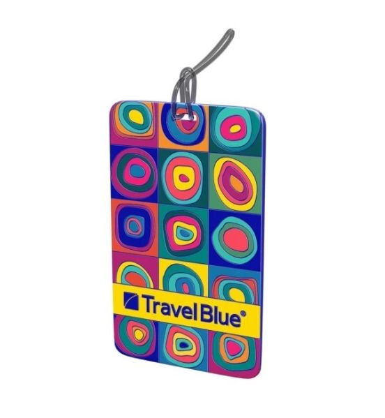 Ετικέτα Αποσκευών Travel Blue 103 Squares με Έντονα Χρώματα για Εύκολη Αναγνώριση στα Αεροδρόμια