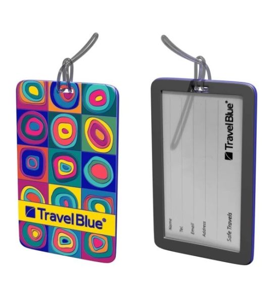 Ετικέτα Αποσκευών Travel Blue 103 Squares με Έντονα Χρώματα για Εύκολη Αναγνώριση στα Αεροδρόμια