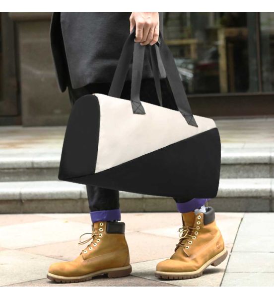 Σάκος Ταξιδίου Small Bopai 11-128831 Μαύρο/Λευκό 44cm | Minimal Σχεδιασμός Διχρωμίας 22L | Ultra-Lightweight 0.5kg