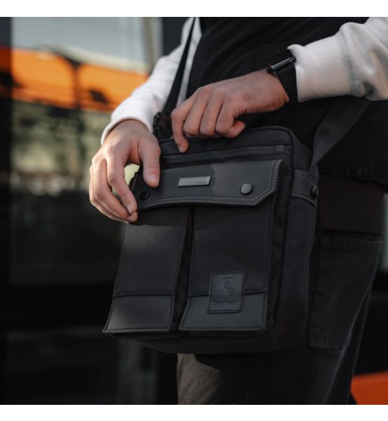 Τσαντάκι Ώμου CARDINAL 123 Black