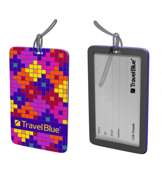 Ετικέτα Βαλίτσας TRAVEL BLUE 101 Πολύχρωμη με Γερό Δέσιμο – Ξεχώρισε τη Βαλίτσα σου