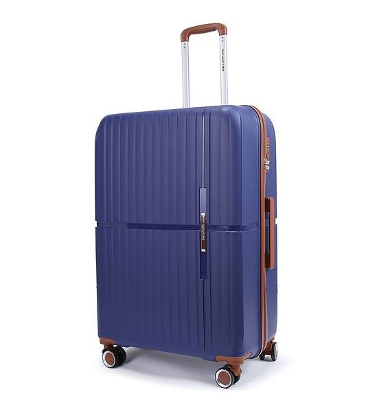 Μεγάλη Άθραυστη Βαλίτσα 76x29x49 Newcom N1596-70 Μπλε | Πολυπροπυλένιο 23 Κιλών και Άνω Αεροπλάνου