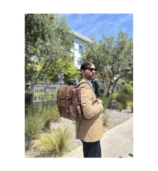 Ανδρικό Σακίδιο Πλάτης Cardinal 15182 Καφέ 12L – Casual για Laptop 14” – Καθημερινή Χρήση, Ελαφρύ & Οργανωμένο