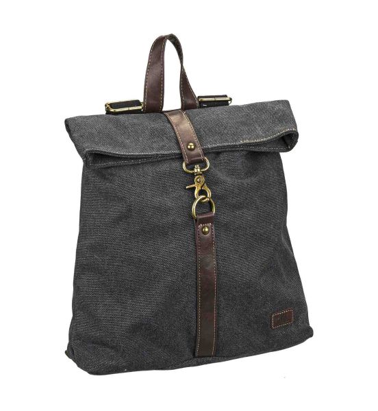 Σακίδιο Πλάτης Rolltop RCM 17400 Μαύρο Αδιάβροχο με Θήκη Laptop 14" – Μοντέρνο για Κάθε Μέρα