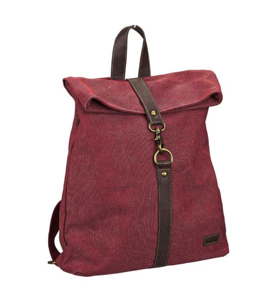 Σακίδιο Πλάτης Rolltop RCM 17400 Μπορντό Αδιάβροχο με Θήκη Laptop 14" – Μοντέρνο για Κάθε Μέρα