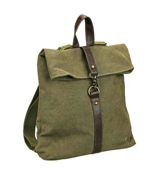 Σακίδιο Πλάτης Rolltop RCM 17400 Χακί Αδιάβροχο με Θήκη Laptop 14" – Μοντέρνο για Κάθε Μέρα