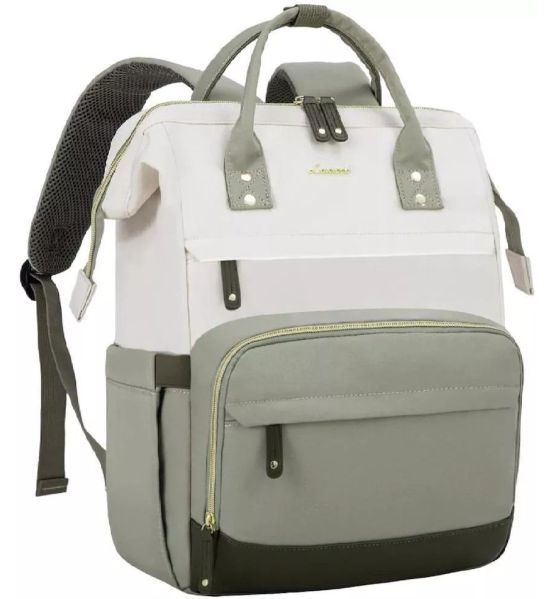 Γυναικείο Σακίδιο Πλάτης Lovevook MB2046 15.6″ Beige/Light Green | Επαγγελματικό & Ταξιδίου | Αντικλεπτικό Backpack