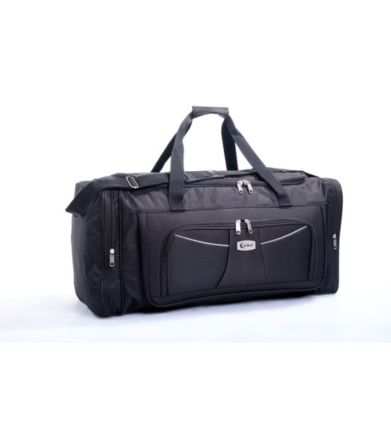 Σακ Βουαγιάζ Μεσαίο Cardinal 1300/403 Μαύρο 65cm 54L – με Ιμάντα Ώμου & Τσέπη, για Ταξίδια