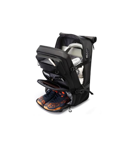 Σακίδιο Καμπίνας / Σακβουαγιάζ Bange 1810 Μαύρο 35L – Hybrid 35L & TSA Lock – Για Όλες τις Αεροπορικές