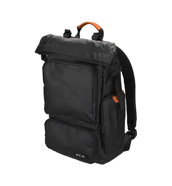 Σακίδιο Πλάτης Roll Top RCM 20103 Μαύρο 25L – Laptop 15,6”, Σύγχρονο Design & 100% Αδιάβροχο