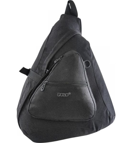 Σακίδιο Πλάτης Χιαστί Crossbody POLO 907960 Μαύρο 15L – Ασφάλεια & Urban Στυλ