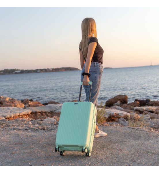 Βαλίτσα Μεγάλη CARDINAL 2018-70cm Light Green