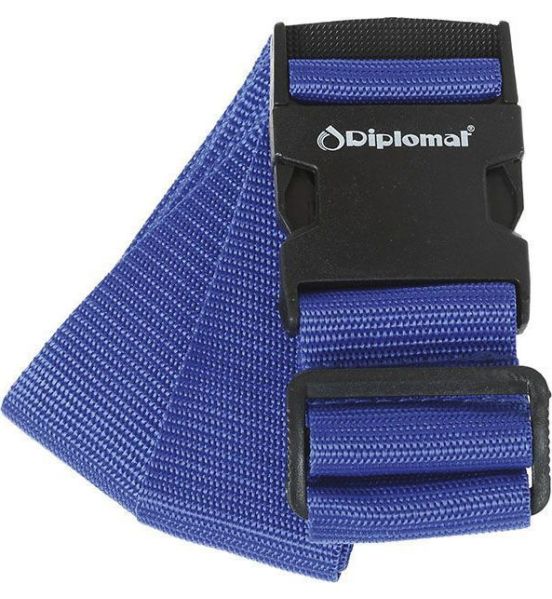 Ιμάντας Βαλίτσας 190cm Diplomat ACSTRAP1 Μπλε – Ασφάλεια & Σύσφιξη | Ρυθμιζόμενος με Κούμπωμα