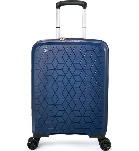 Βαλίτσα Καμπίνας 55x38x20 Verage Diamond 18106 Μπλε 46L | Premium Πολυπροπυλένιο για Ryanair & Aegean