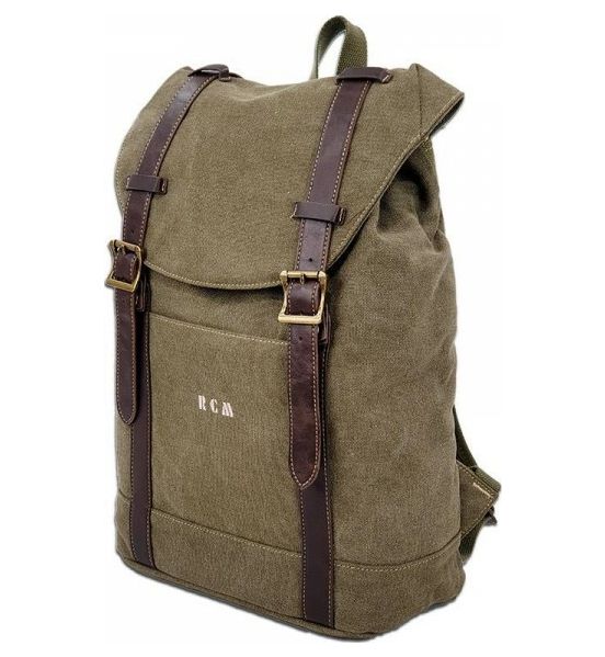 Σακίδιο Πλάτης RCM 17415 Χακί – Αδιάβροχο με Θήκη Laptop 15,6"
