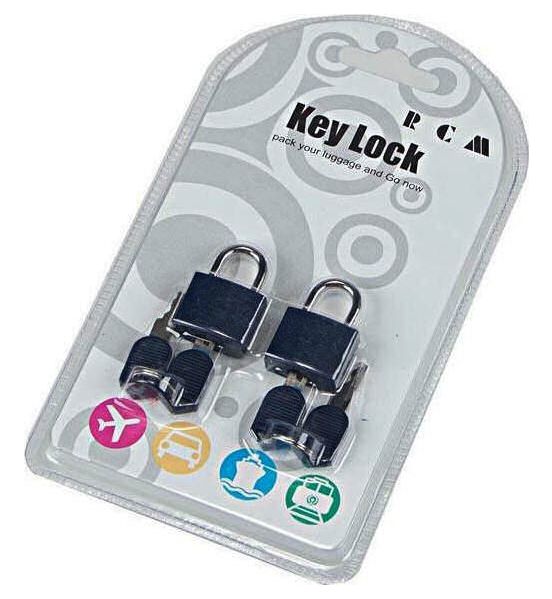 RCM TH1018 Πλαστικό Λουκέτο Πέταλο Μαύρο 25mm (Σετ 2 Τεμαχίων)