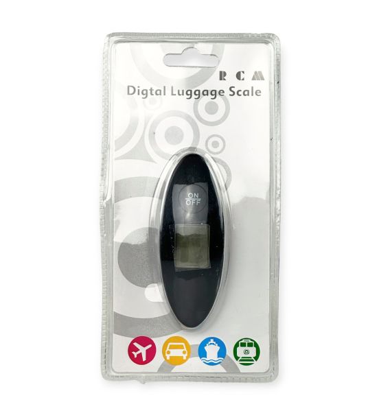 Ψηφιακή Ζυγαριά Βαλίτσας RCM TH1005 Μαύρο – Μέχρι 40kg με LCD Οθόνη
