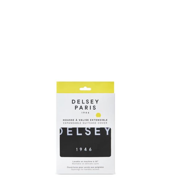 Κάλυμμα Βαλίτσας Καμπίνας DELSEY 395017900 Μαύρο έως 57cm – Ανθεκτικό & Ελαστικό για Απόλυτη Προστασία