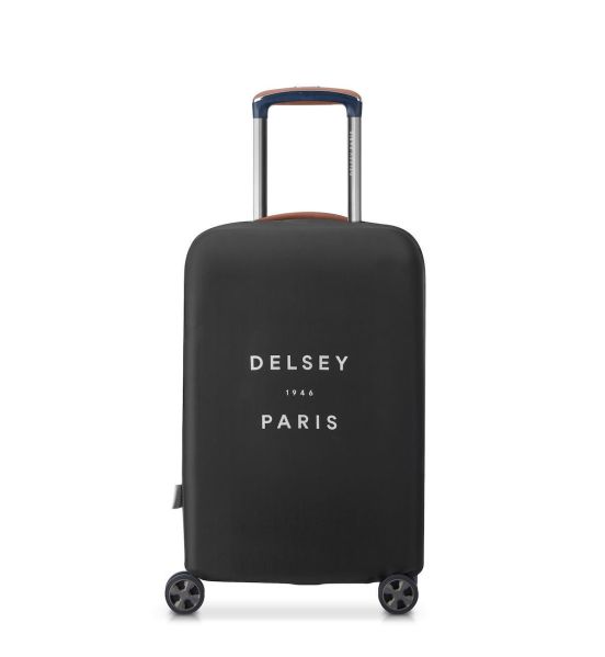Κάλυμμα Βαλίτσας Καμπίνας DELSEY 395017900 Μαύρο έως 57cm – Ανθεκτικό & Ελαστικό για Απόλυτη Προστασία