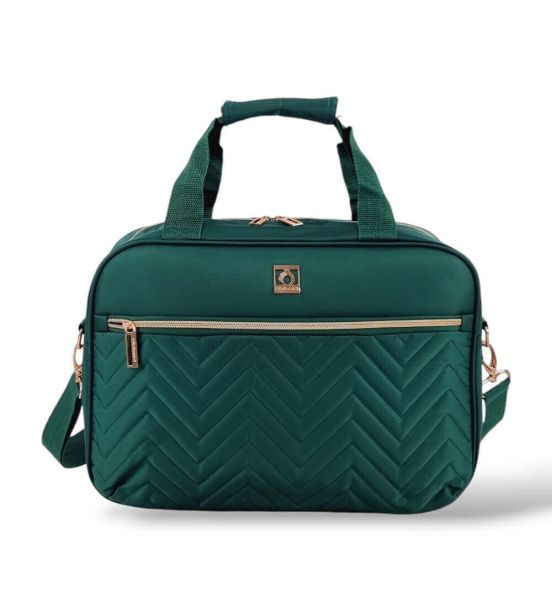 Τσάντα Ταξιδίου Diplomat Monaco ZC9001-40 Πράσινο 40x28x15 | 16L Χειραποσκευή Καμπίνας για Κάτω από το Κάθισμα