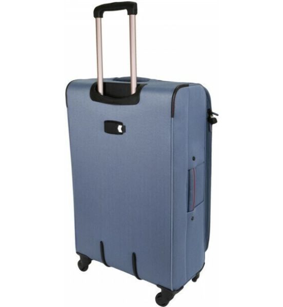 Βαλίτσα Μεγάλη Diplomat ZC6040-L The Athens Collection Μπλε 78x48x31 – 105L | Υφασμάτινη για 23kg+ με Θήκη Γκαρνταρόμπας
